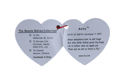 Ty Inc. (Illinois, USA) 1997 Ants the Anteater Beanie Baby