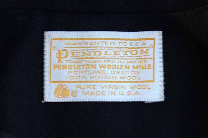 Pendleton Woolen Mills (Oregon, USA) Black Wool Blazer, Size 8