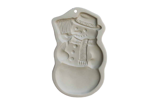 Brown Bag Cookie Art (New Hampshine, USA) 1989 Stoneware Cookie Mold of a Snowman