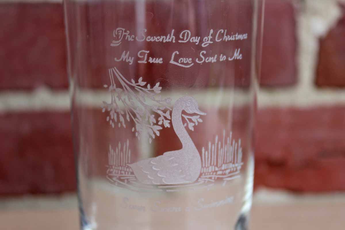 12 Days of Christmas Drinking Glass
