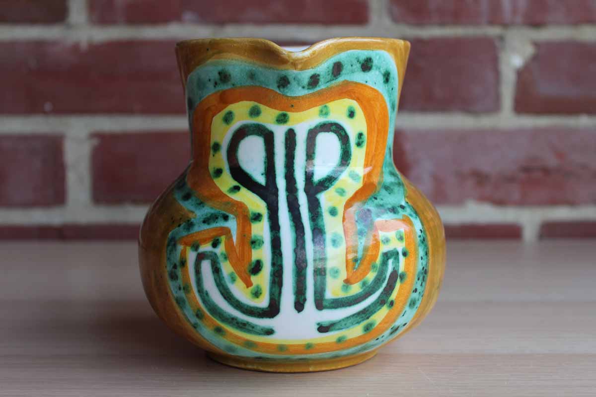Los Reyes Carolina De Rossi Hand-Painted Ceramic Pitcher