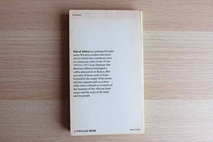 Out of Africa by Isak Dinesen