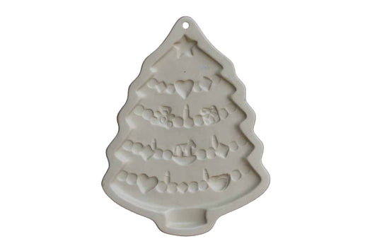 Brown Bag Cookie Art (New Hampshire, USA) 1986 Stoneware Cookie Mold of a Christmas Tree