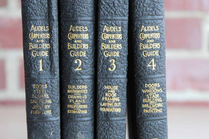 Audels Carpenters and Buildings Guides Volumes 1-4