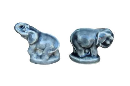 Wade (England) Red Rose Tea Porcelain Elephants from Noah's Ark, A Pair