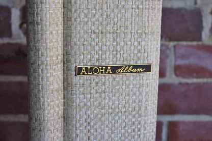 Pacific Enterprises (Hawaii, USA) Aloha Album with Ivory Cloth Tweed Cover