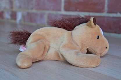 Ty Inc. (Illinois, USA) 1995 Derby the Horse with Mark on Forehead Beanie Baby