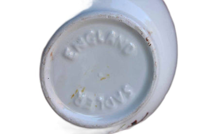 Sadler (England) Porcelain Ginger Jar with Colorful Flower Design