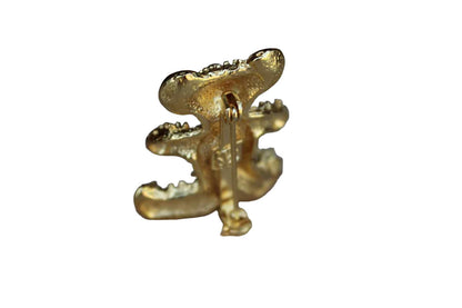 Gerry's Creations (USA) Gold Tone Teddy Bear Brooch
