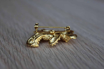 Gerry's Creations (USA) Gold Tone Teddy Bear Brooch