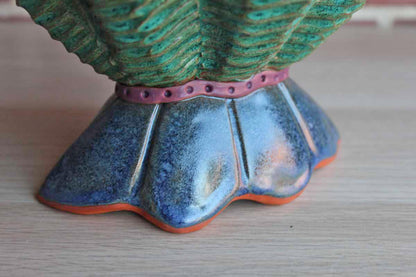 Neighborhood Potters (Philadelphia, Pennsylvania) Funky Handmade Five Finger Vase by Sandy Pierantozzi