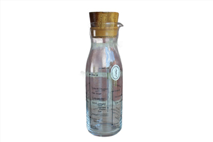 Italglass Corp. (New York, USA) Glass Salad Dressing Shaker with Printed Recipes on Side