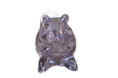 Heavy Lead Crystal Squirrel Bowl