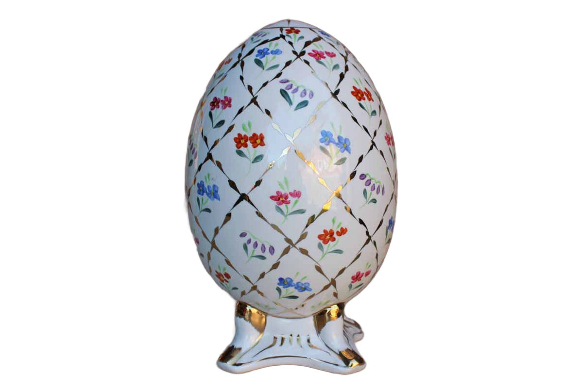 Formalities by Baum Bros. (China) Porcelain 9 1/2" Decorative Egg