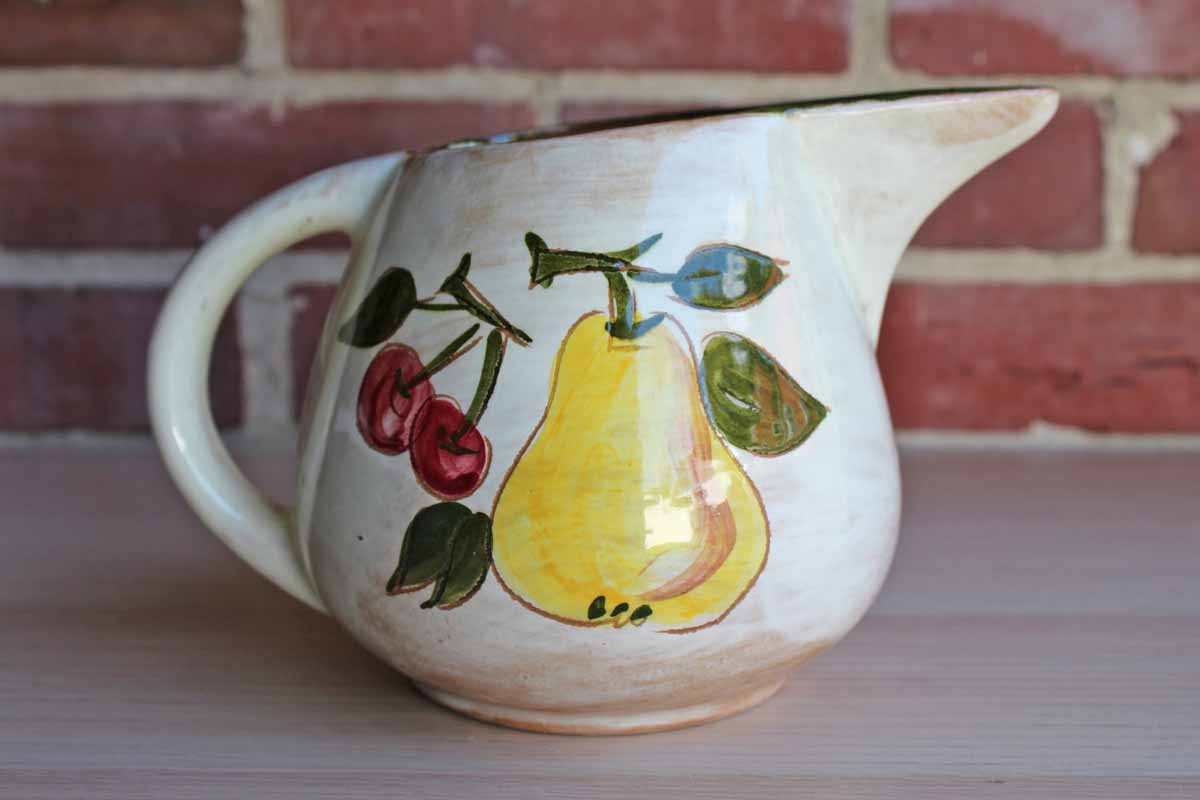Stangl (New Jersy, USA) Della-Ware Festival Pitcher with Fruit