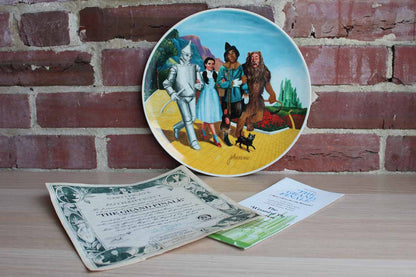 Edwin M. Knowles China Company (West Virginia, USA) "The Grand Finale" Wizard of Oz Limited Edition Plate