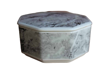 Villeroy & Boch (Luxembourg) Faux Marble Ceramic Octagonal Trinket Box