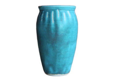 Hanmade Ceramic Aqua Blue Flower Vase