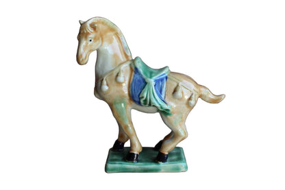 Porcelain Fancy Horse Figurine