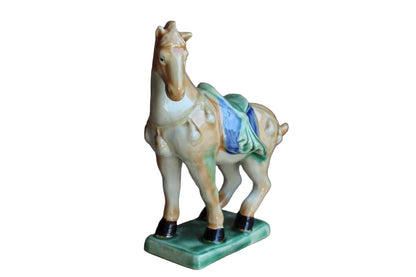 Porcelain Fancy Horse Figurine