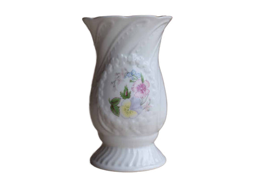 Aynsley (England) Bone China Flower Vase from Belleek Visitor's Center