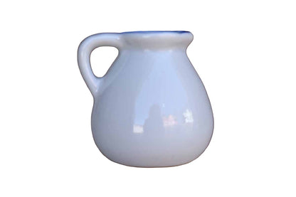 Reutter (Germany) Miniature Porcelain Pitcher with Blue Onion Design