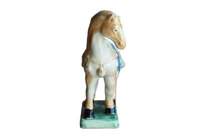 Porcelain Fancy Horse Figurine