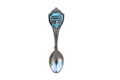 United Nations Spoon Brooch Featuring the United Nations Building