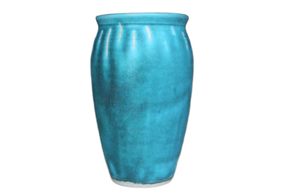 Hanmade Ceramic Aqua Blue Flower Vase