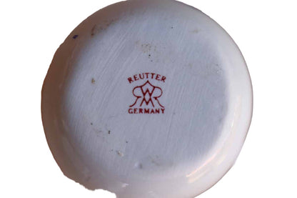 Reutter (Germany) Miniature Porcelain Pitcher with Blue Onion Design