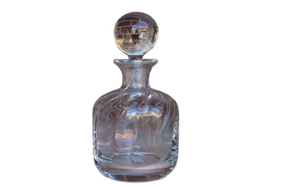 Mikasa (Japan) Heavy Clear Crystal Decanter Made in Portugal