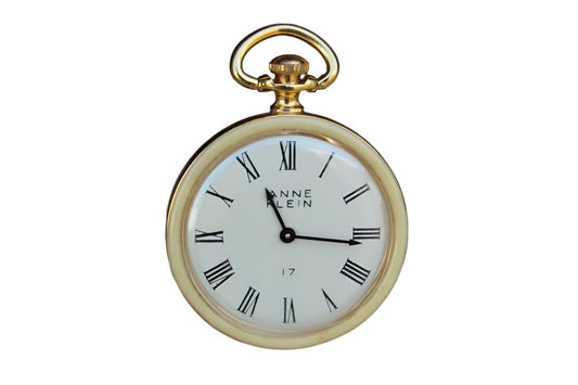 Anne Klein Wind-Up Pendant Necklace Watch (Without Chain)