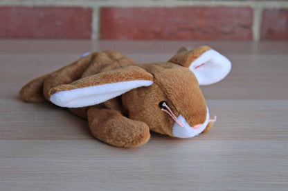 Ty Inc. (Illinois, USA) 1995 Ears the Brown and White Rabbit Beanie Baby