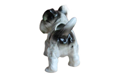 Black and Gray Terrier Planter, Made in Japan
