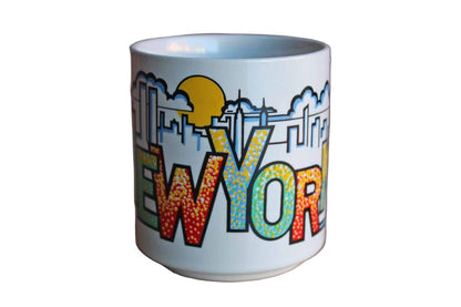 Ceramic "New York" Handled Drink Mug