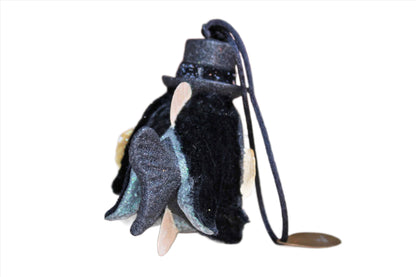Katherine's Collection (Ohio, USA) Fish Wearing a Top Hat Ornament