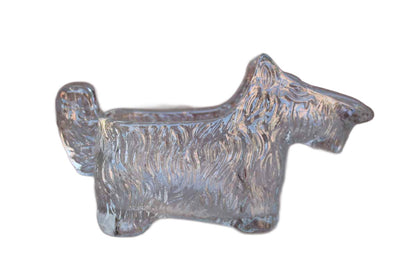 L E Smith Glass Company (Pennsylvania, USA) Pressed Glass Scottie Dog Creamer or Candy Dish