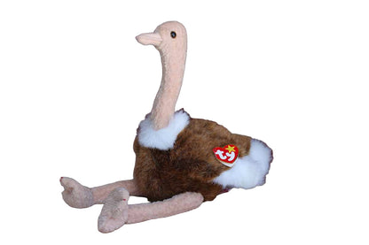 Ty Inc. (Illinois, USA) 1998 Stretch the Ostrich Beanie Buddy (Larger than a Beanie Baby)