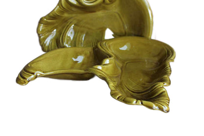 California Pottery Olive Green Matching Serving Dishes
