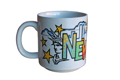 Ceramic "New York" Handled Drink Mug