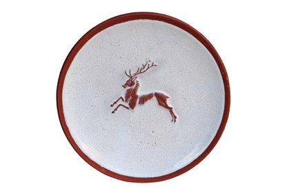 Leaping Stag Decorative Trinket Dish/Wall Plate
