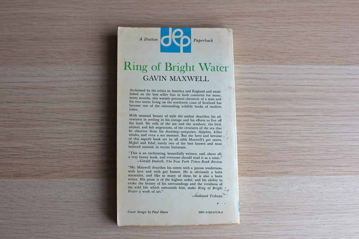 Ring of Bright Water by Gavin Maxwell, Little Toller Books | West coast  scotland, Books, Cover artwork