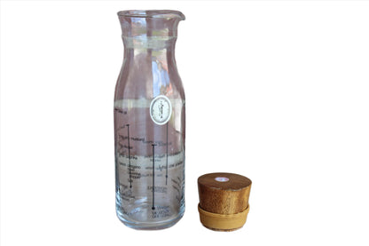 Italglass Corp. (New York, USA) Glass Salad Dressing Shaker with Printed Recipes on Side