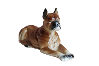 Ceramic Boxer Figurine