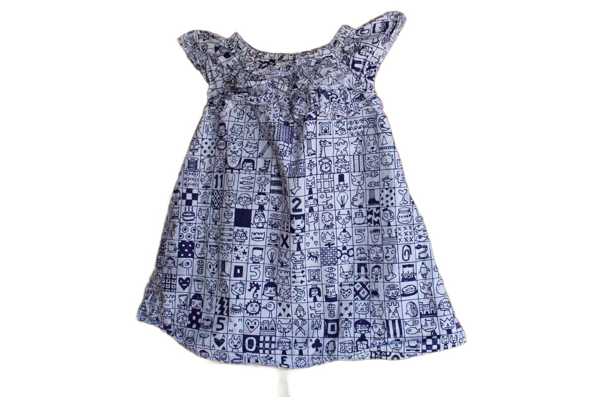 Stadler-Kahn (Pennsylvania, USA) Cotton Shift Dress/Shirt, Toddler Size 2