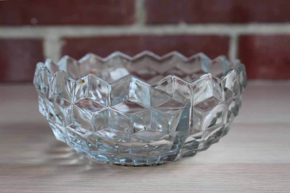 Fostoria Glass Company (West Virginia, USA) American Clear Divided Nut/Candy Dish