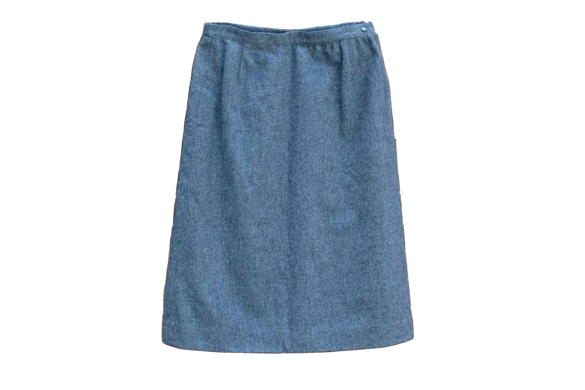 Pendleton Woolen Mills (Oregon, USA) Gray Wool Pencil Skirt, Size 14