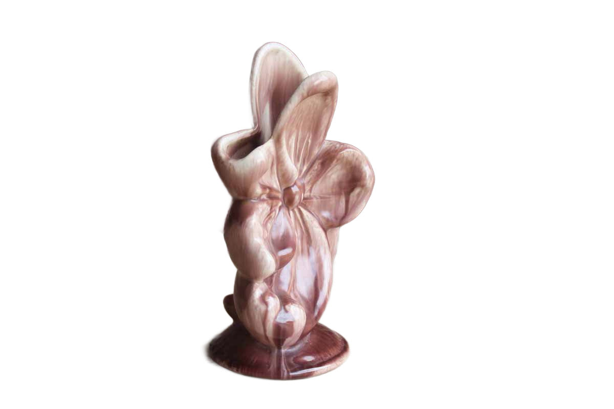 Gonder Ceramic Arts (Ohio, USA) Purple Flower Vase