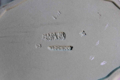 Wedgwood (England) Cream Color on Celadon Silver Tray with Cupids Pulled by Lions