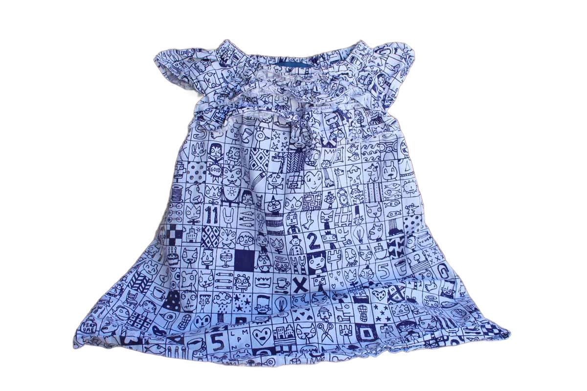 Stadler-Kahn (Pennsylvania, USA) Cotton Shift Dress/Shirt, Toddler Size 2